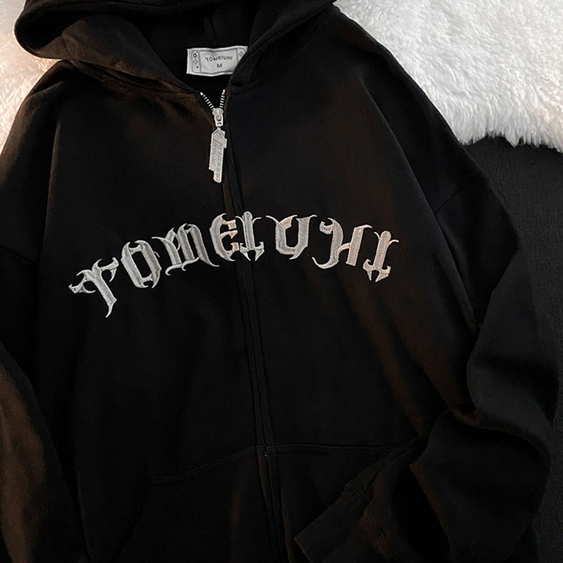 Retro American Cardigan hoodie