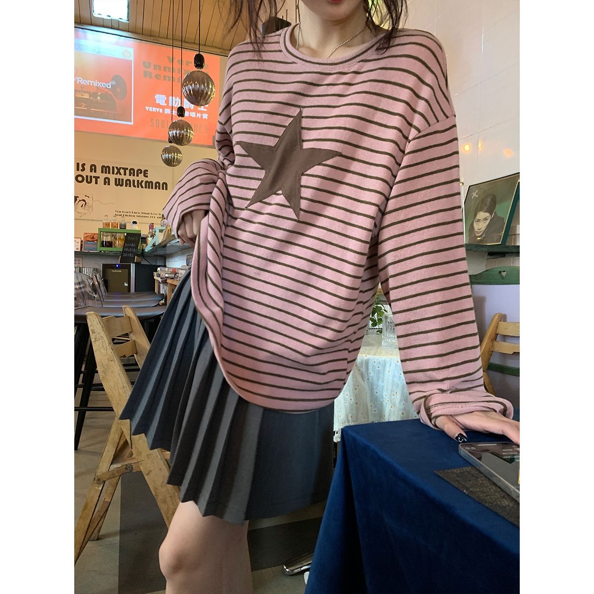 Women's Autumn Vintage Long Sleeve Sweater
