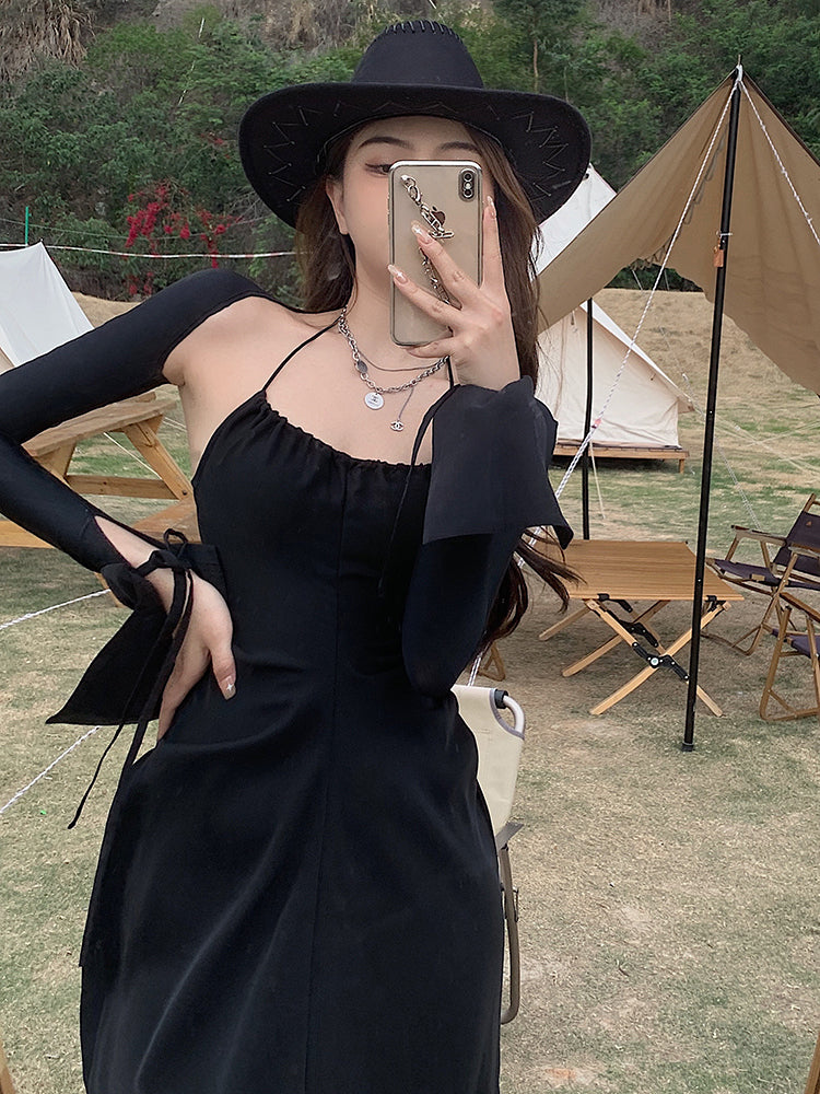 French Temperament Travel Long Seaside Holiday dress