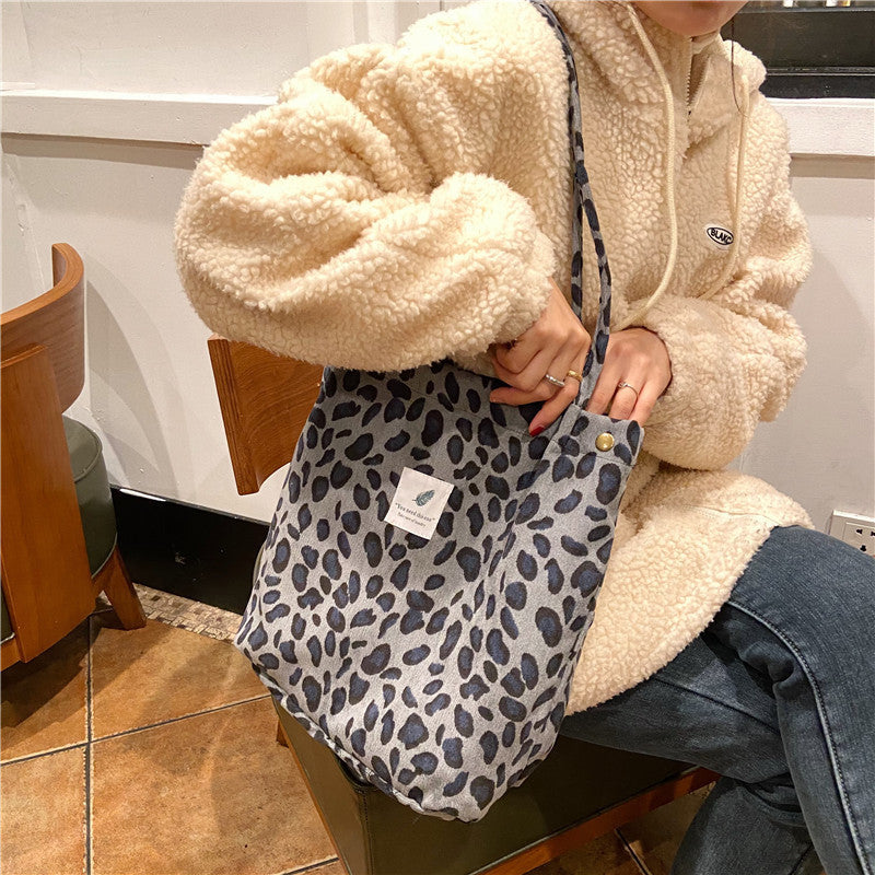 Literary Fashion Shoulder Bag Student Shopping Bag