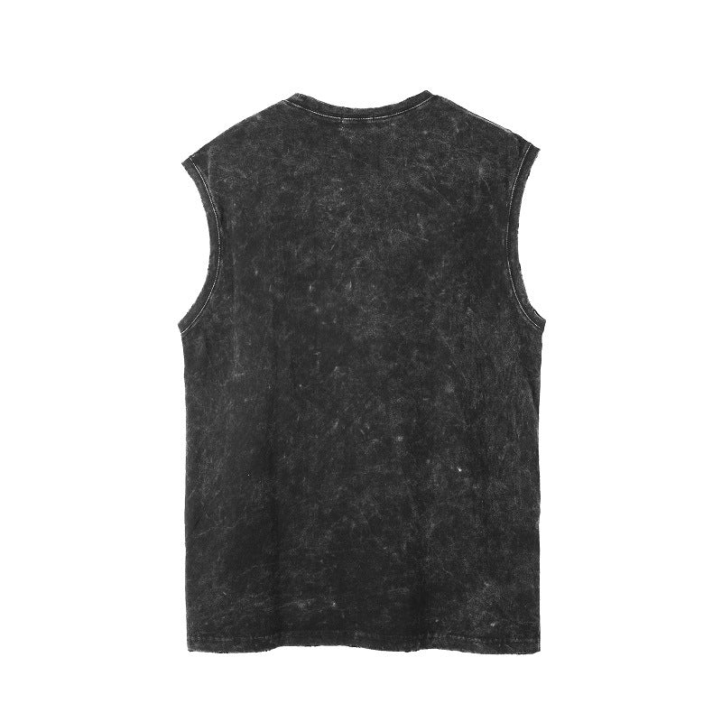 Summer New High Street INS Hip-hop Dark Black Top
