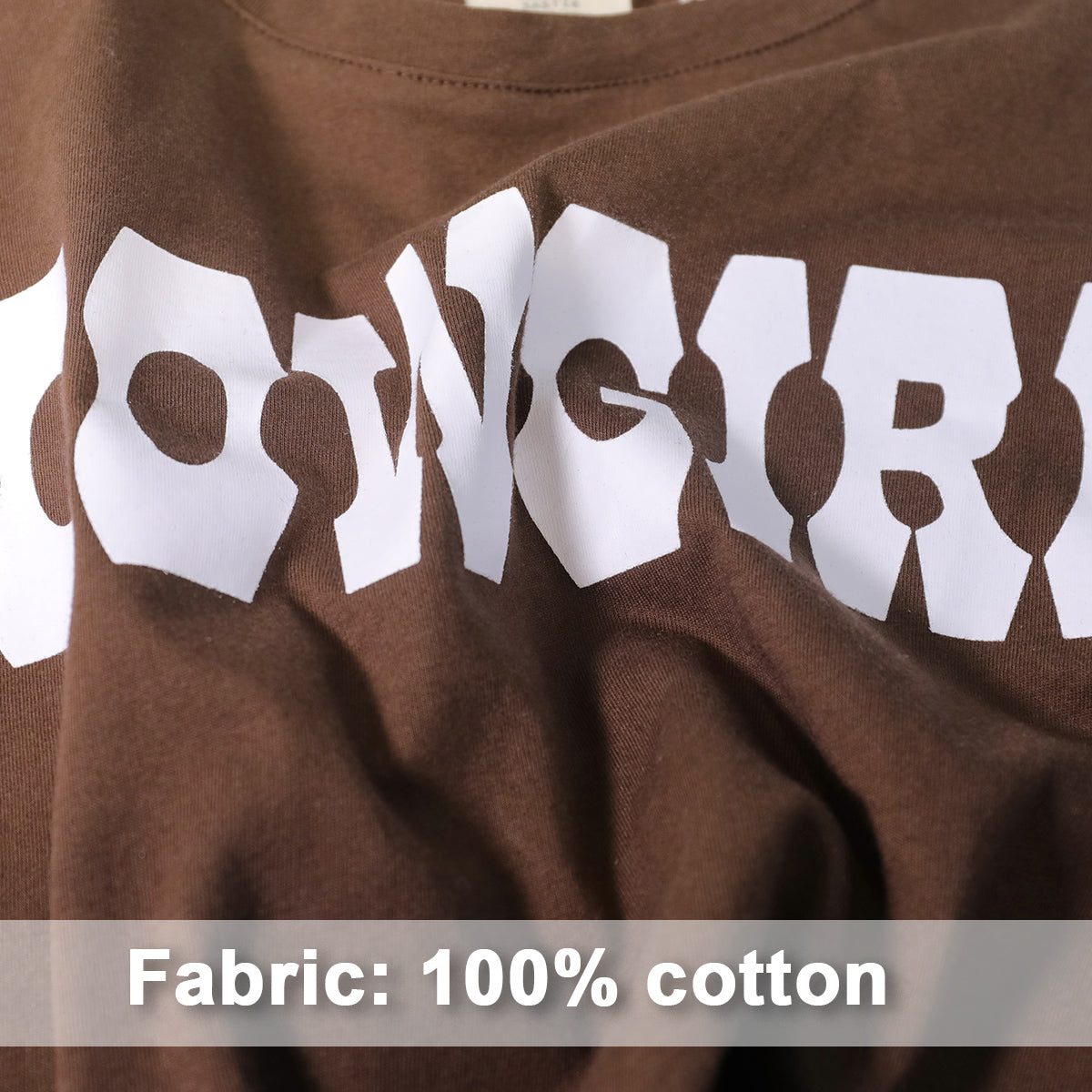 Vintage High Waist COWGIRL Letter Printed Cotton Top