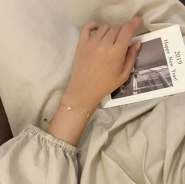 Star moon bracelet