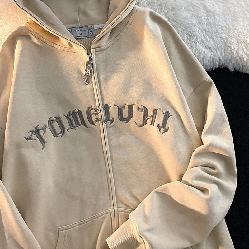 Retro American Cardigan hoodie