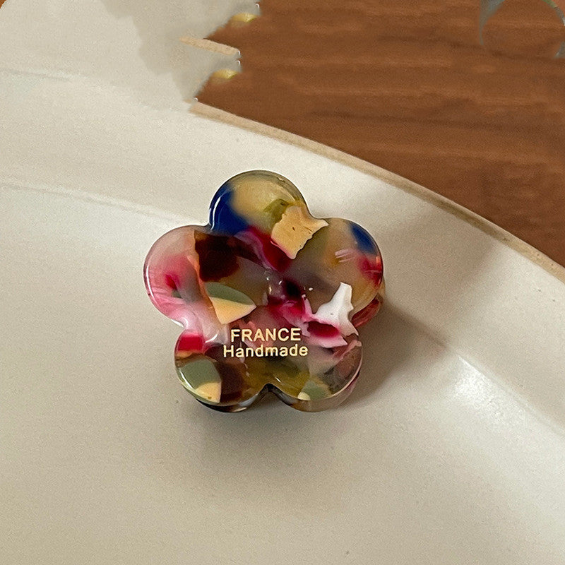 Ink Brown Series Vintage Age Reducing Flower Hair clips