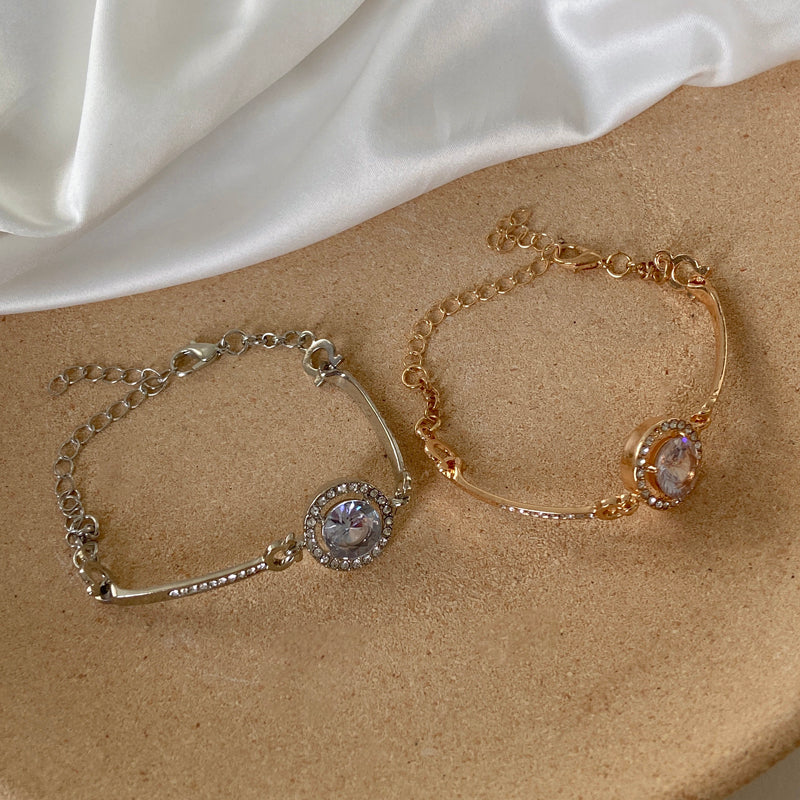 Niche Design Bracelet European And American Crystal Bracelet