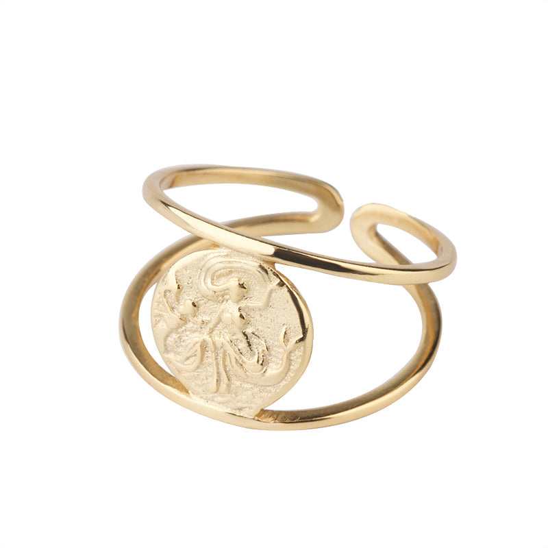 Golden Mermaid Ring