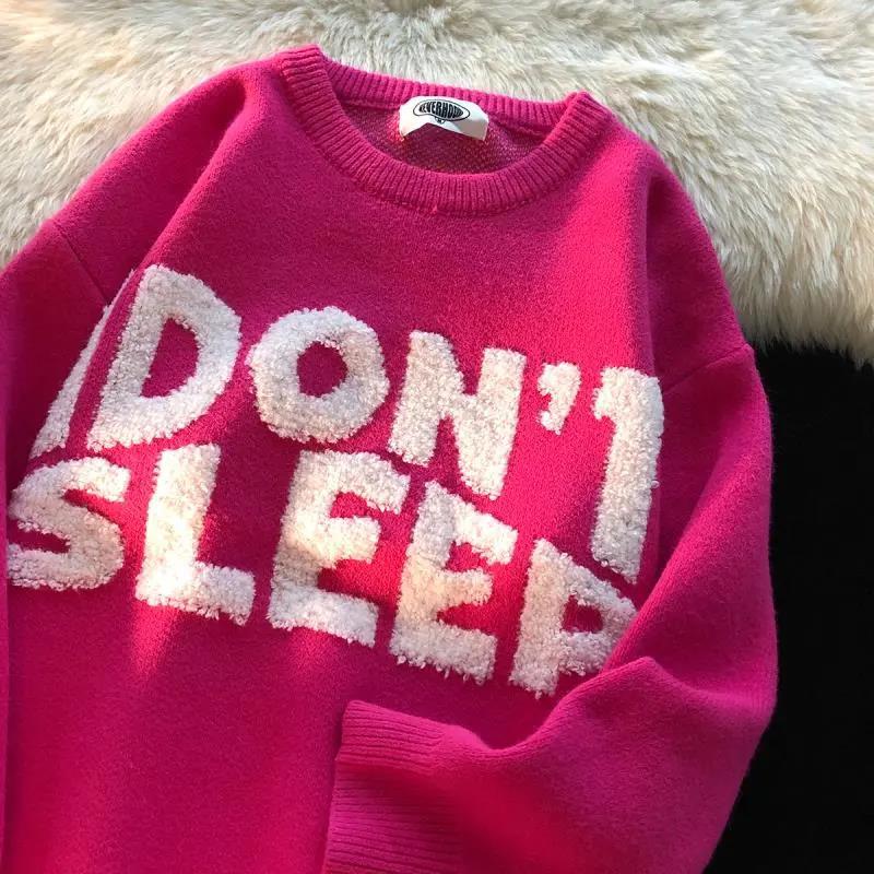 Lazy Style High End Design Korean Style Niche Knitted Sweater
