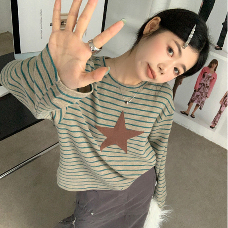 Women's Autumn Vintage Long Sleeve Sweater