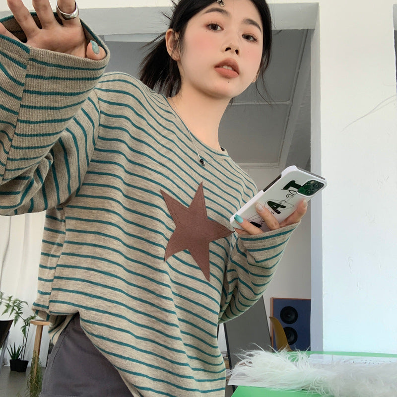 Women's Autumn Vintage Long Sleeve Sweater