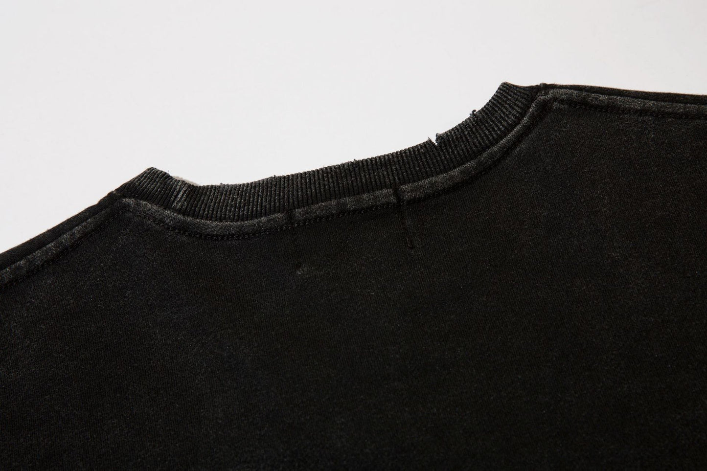 High Street Washed Old Portrait For Men And Women sweater