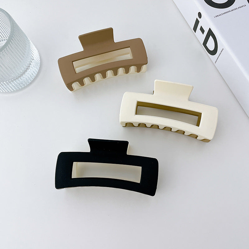 Plastic Resin Two-color Hair Clip