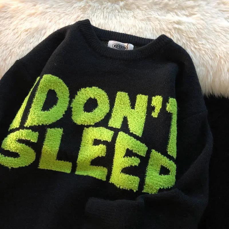 Lazy Style High End Design Korean Style Niche Knitted Sweater