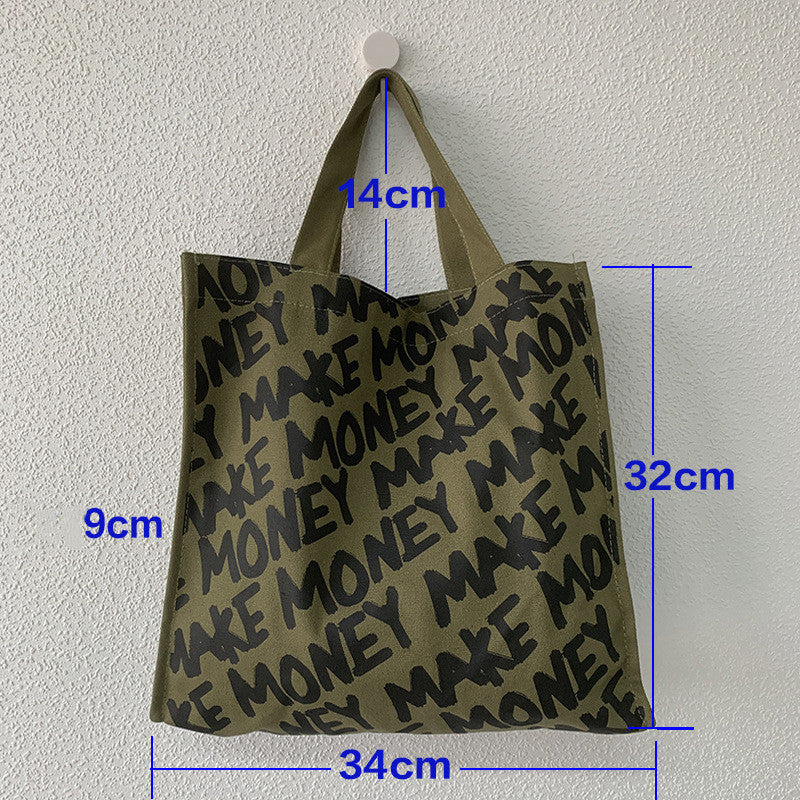 Newpin Tote Portable Canvas Bag Female