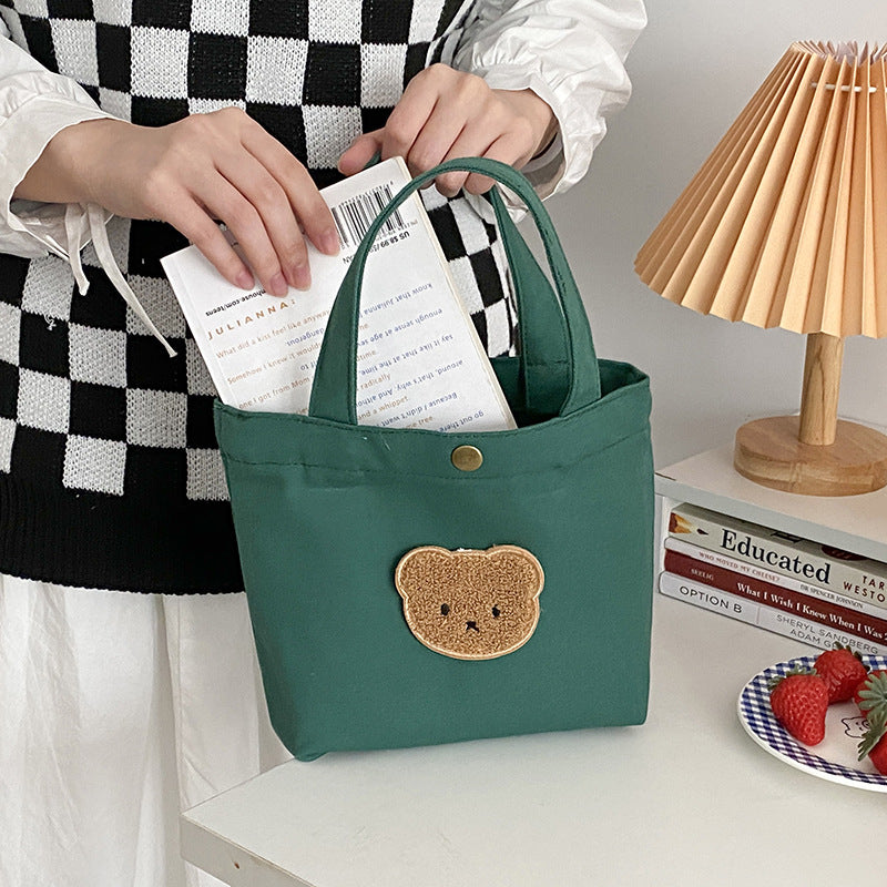 Candy Bear Canvas Tote Bag