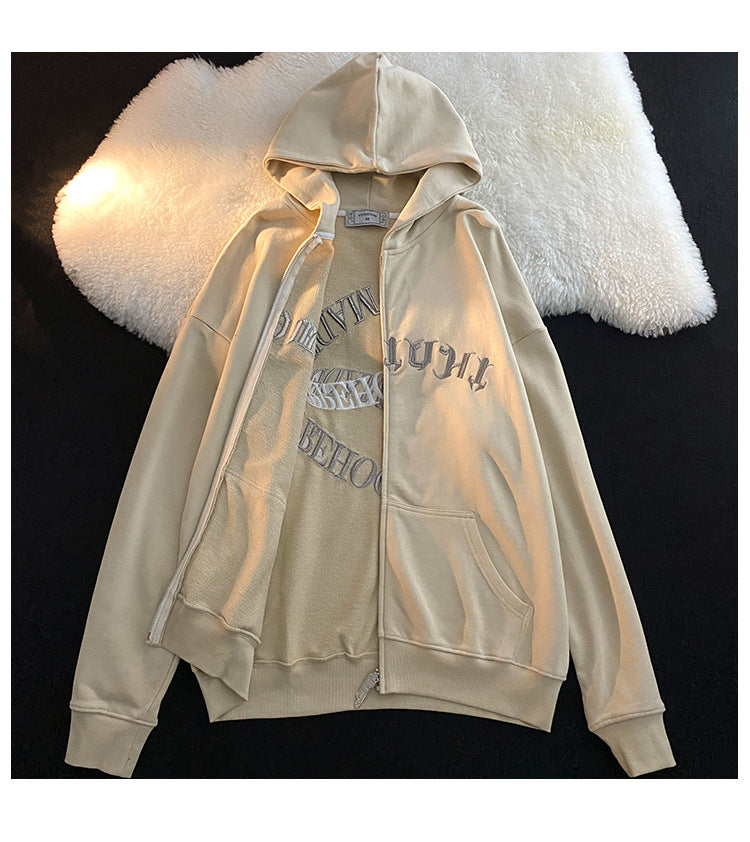 Retro American Cardigan hoodie