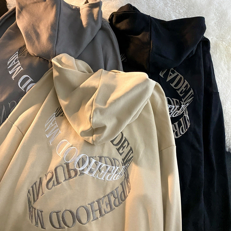 Retro American Cardigan hoodie