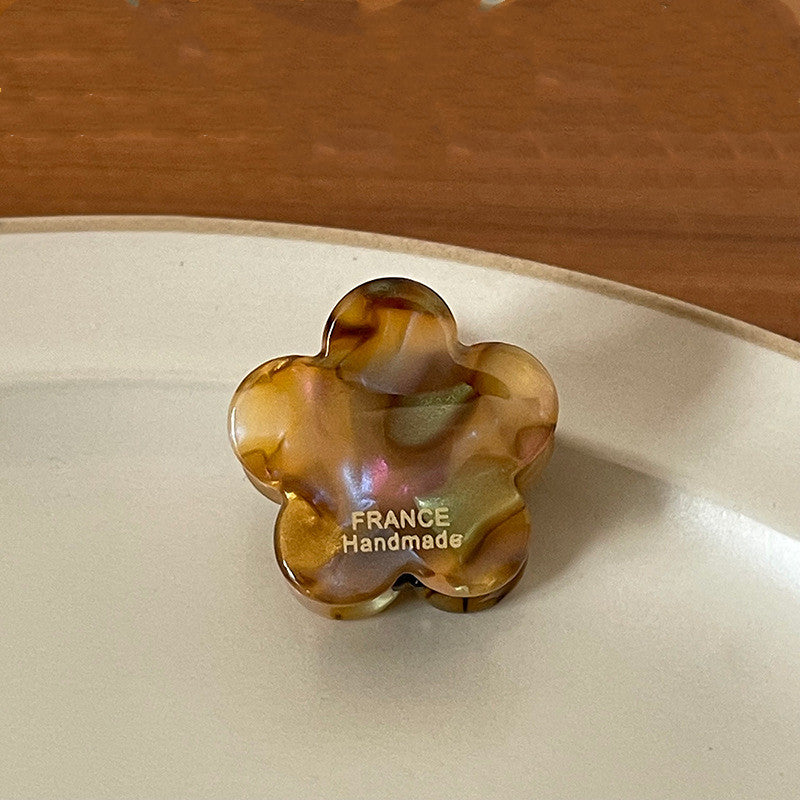 Ink Brown Series Vintage Age Reducing Flower Hair clips