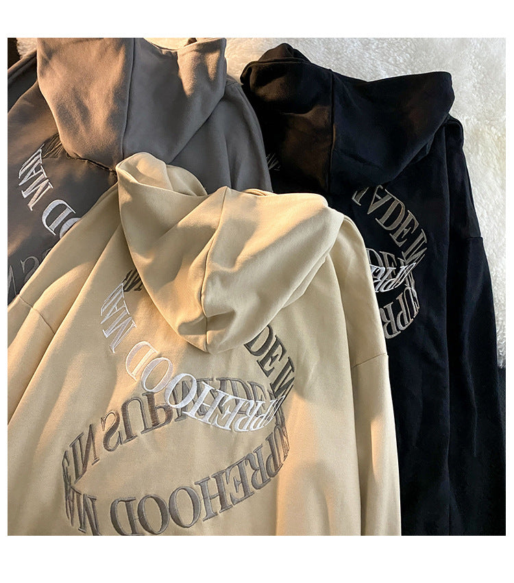 Retro American Cardigan hoodie