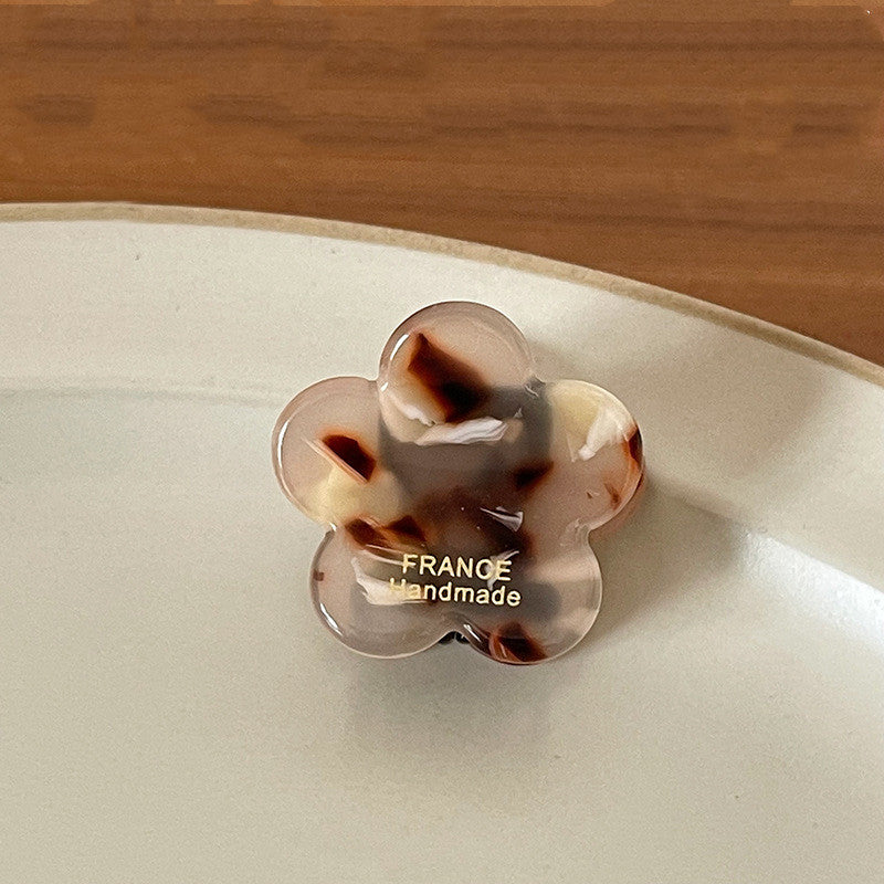 Ink Brown Series Vintage Age Reducing Flower Hair clips