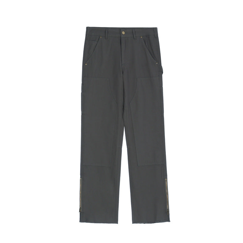 American High Street Destruction pants Raw Edge Slacks pants