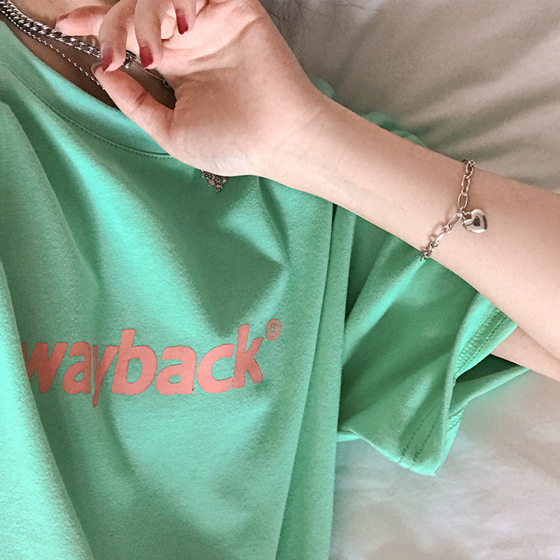Hip Hop Bracelet Female Ins Love Pendant Bracelet