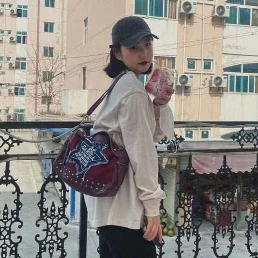 American Retro Hot Girl Wandering Bag