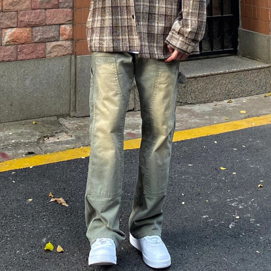 American Retro Old Heavy Washing Jeans pants