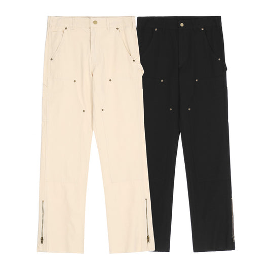 American High Street Destruction pants Raw Edge Slacks pants