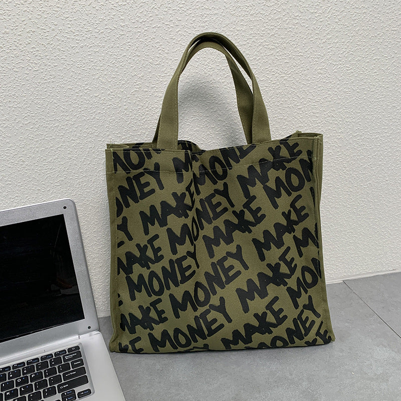 Newpin Tote Portable Canvas Bag Female