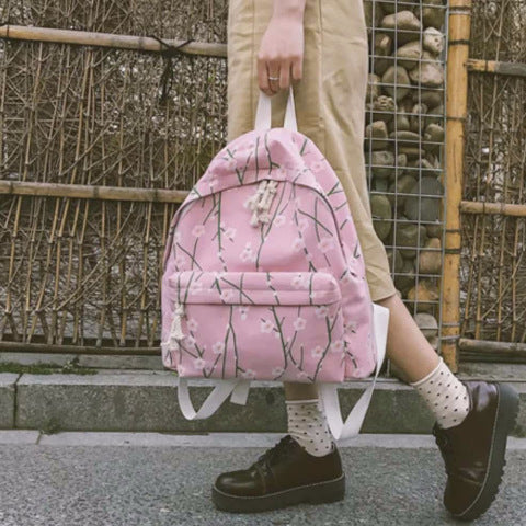 Printed backpack