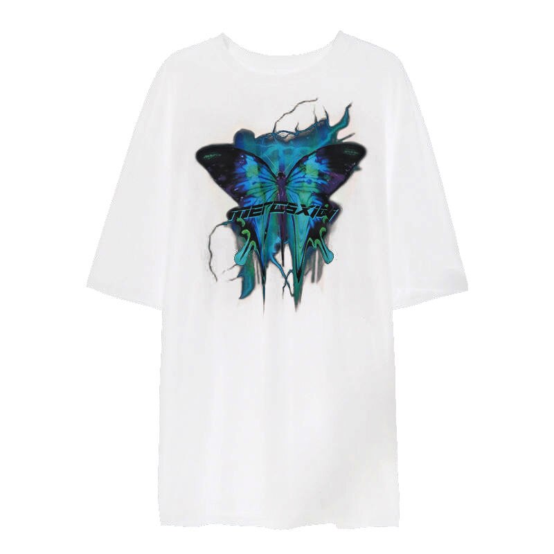 Style Harajuku Butterfly print T Shirt