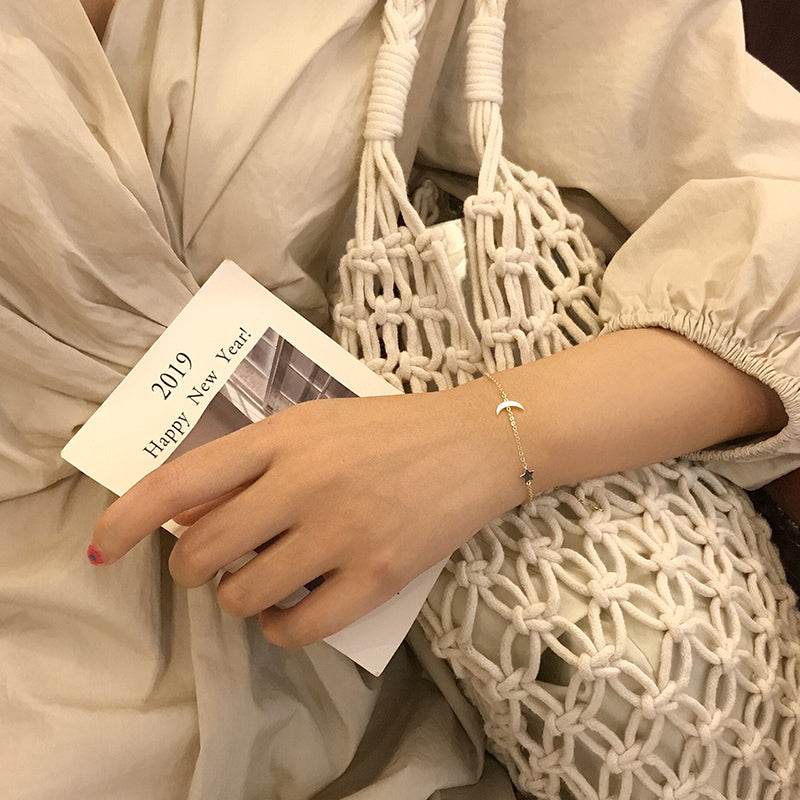 Star moon bracelet
