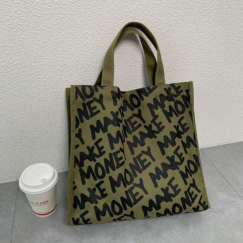 Newpin Tote Portable Canvas Bag Female