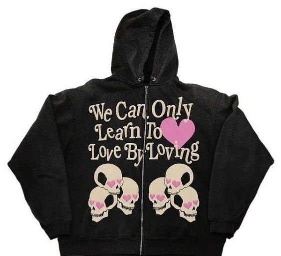 English Trend Foam Printing Hoodie
