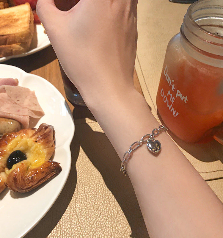 Hip Hop Bracelet Female Ins Love Pendant Bracelet