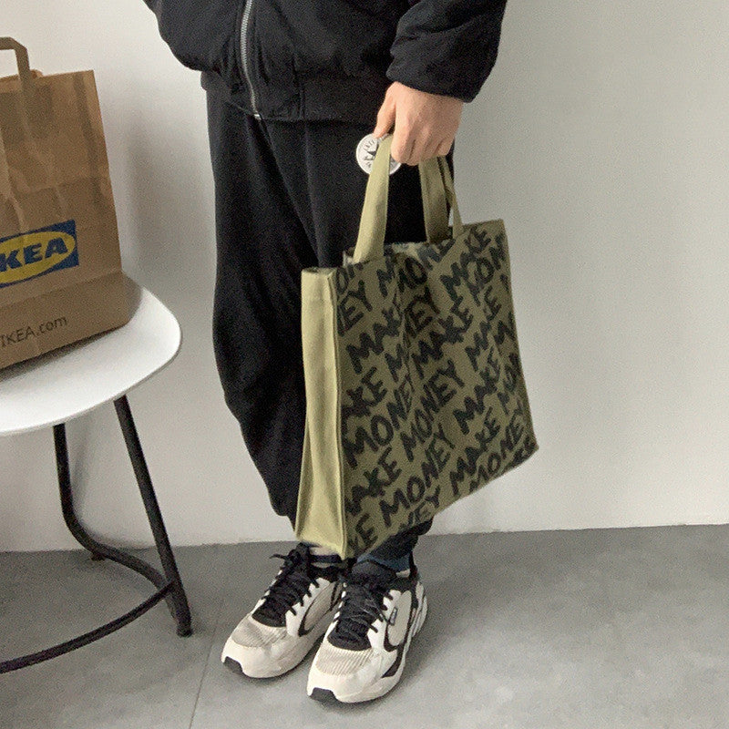 Newpin Tote Portable Canvas Bag Female