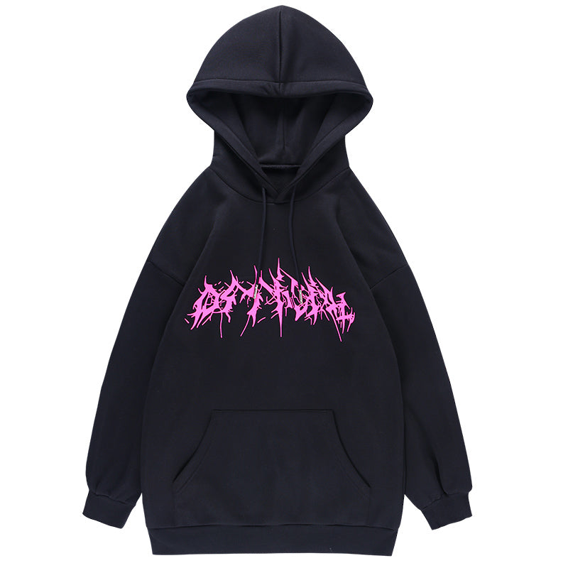 Street Style Printed Hoodie