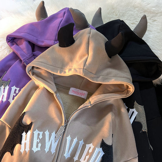 Winter Plush American Vintage Hoodie