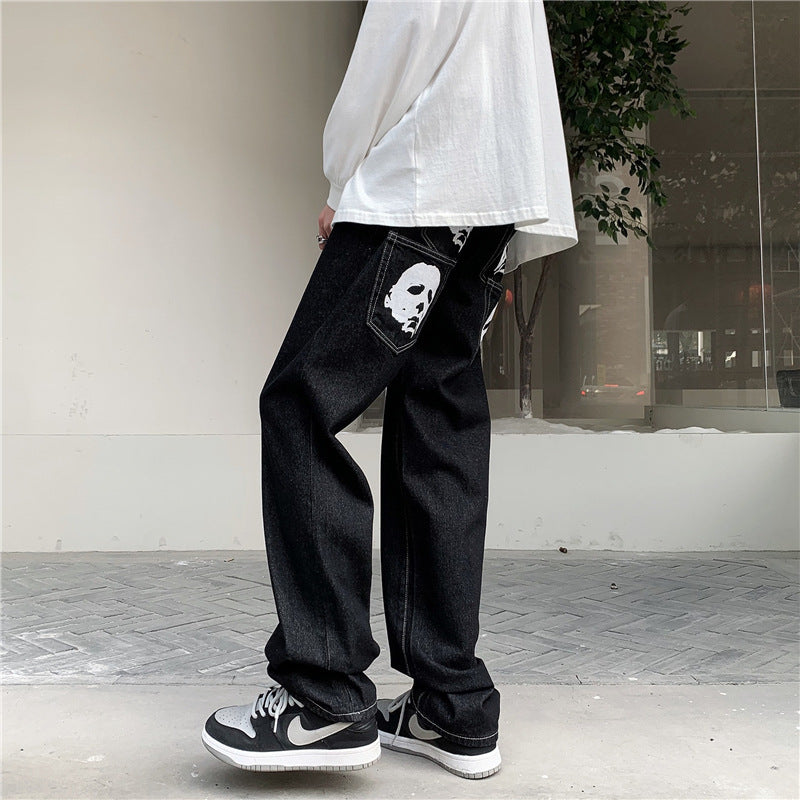 Vintage Hip-hop Jeans pants