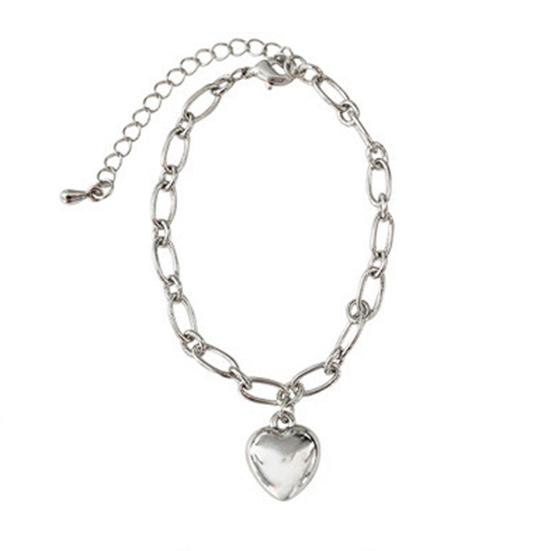 Hip Hop Bracelet Female Ins Love Pendant Bracelet
