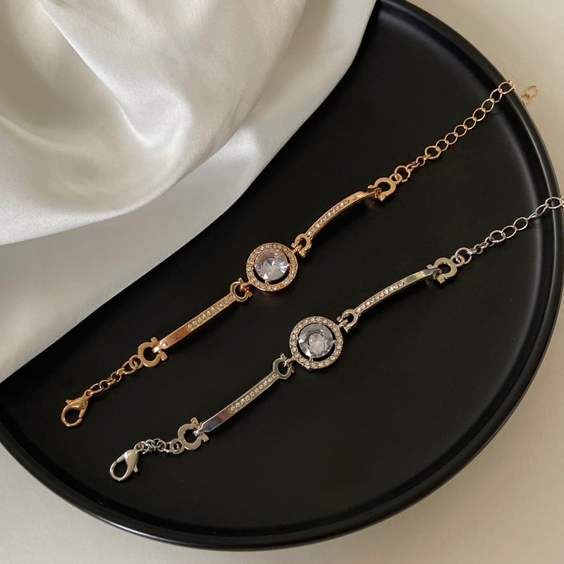 Niche Design Bracelet European And American Crystal Bracelet
