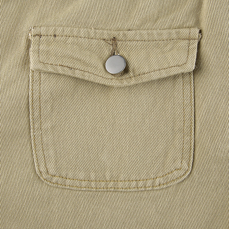 Women's Fashion Pants Street Solid Color Pockets