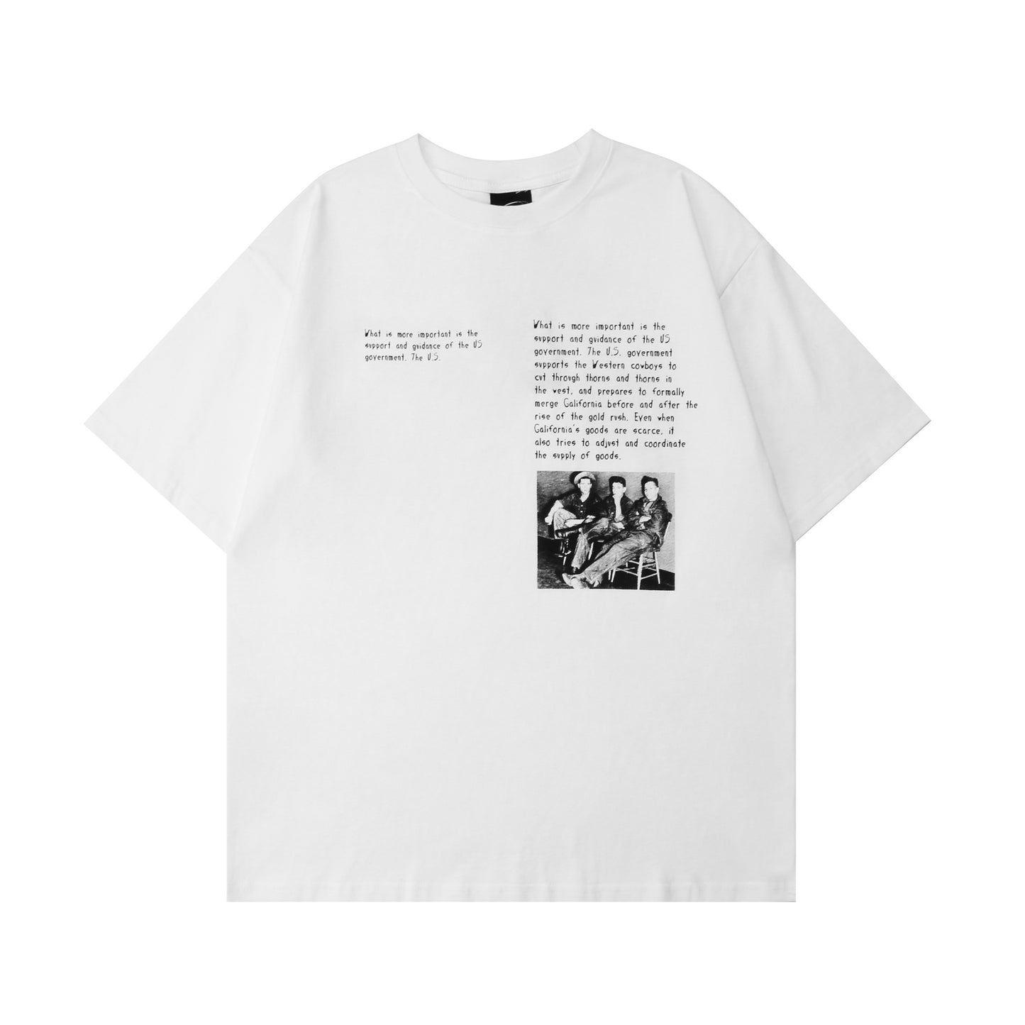 Fashion Personality American t-shirt Trend High Street Men's Clothes