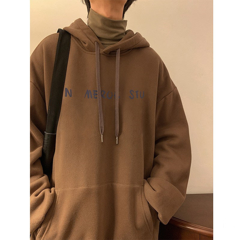 Vintage Oil Painting Hoodie Man